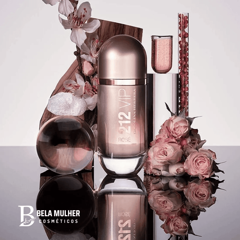 (212 Vip Rose) – Perfume Feminino 100ml - Bela Mulher Cosméticos